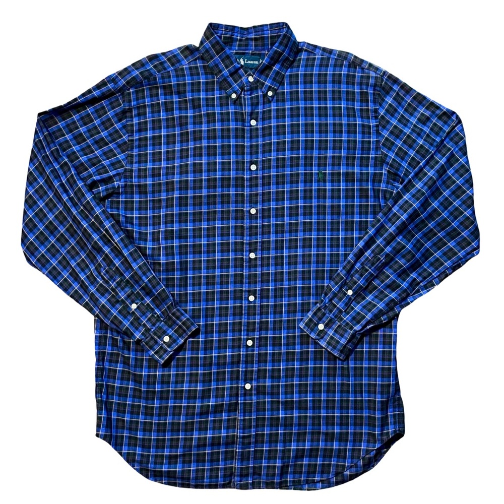 Vintage Ralph Lauren Blake Plaid Button Down Shirt